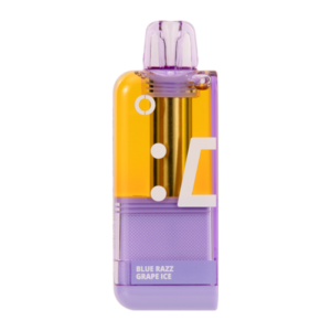 Blue Razz Grape Ice Off Stamp X-Cube Disposable Crystal